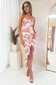 Prairie Floral Print Midi Dress | Mixed Print
