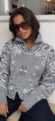 Grey Paisley
