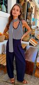 Navy Barrell Pants image