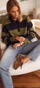 Khaki Polo Knit image