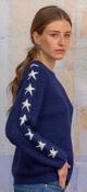Navy Star Knit image