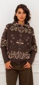 Paisley Chocolate Knit
