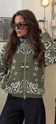 Khaki Paisley