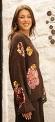 Chocolate Sequin Knit