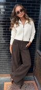 Cream Collar Knit