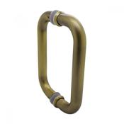 150mm Door Handle 19mm Dia. - Antique Brass image