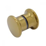 38mm x 20mm Shower Door Knob - Polished Brass image