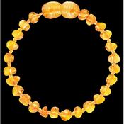 Children’s Genuine Baroque Baltic Amber Healing Anklet or Bracelet
