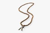 Mala Necklace Hand Made with Genuine Green Sandalwood