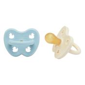 Two-Pack Round Baby Blue &amp; Milky White 0-3 months by Hevea