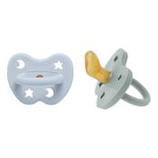 Two-Pack Orthodontic 3-36 months Cottage Blue &amp; Gorgeous Grey by Hevea