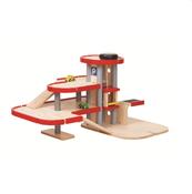 PlanToys Wooden Parking Garage – Toy Car Play Set image