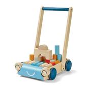 PlanToys Orchard Baby Walker with Wooden Blocks image