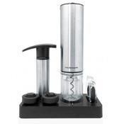 Vin Bouquet Deluxe Electric Pressure Corkscrew &amp; Vacuum Pump Preserver Set