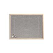 Pin Noticeboard- Linen &amp; Wood
