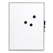 Magnetic Noice Board- White with Slim Black Frame- 43 x 58cm