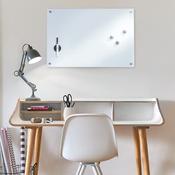 Memo Board- Glass- White- 60 x 40cm