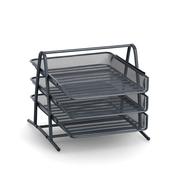 Filing Tray with 3 Pull Out Trays- Various Colours