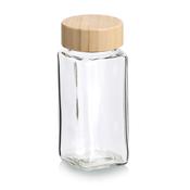 Glass Spice Jar with Bamboo lid- 120 ml image