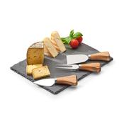 Cheese Slate Serving Set 4 piece including cheese knives image