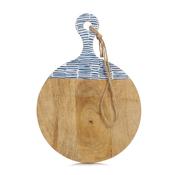 Mango Wood Serving Range- Blue