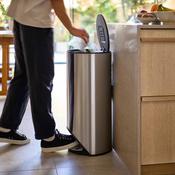 Arc™ 30L Easy-push Stainless-steel Pedal Bin - Stainless Steel