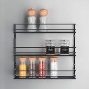 Spice Rack Pepito 3 Lava - Matt Black