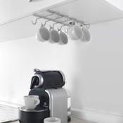 Undershelf Mug Holder - Silver Metallized