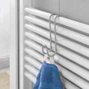 Radius Single Hook - Silver Metallized
