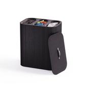 Tota Trio Luxe 90L Laundry Separation Basket-Black image