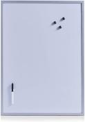 Magnetic White Board- Grey Frame- Large- 80cm x 60cm image