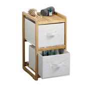 Shelf With 2 Boxes Bamboo