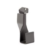 Closet Rod Holder-Matte Grey