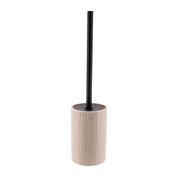 Polyresin Toilet Brush, Leaf Effect - Natural