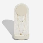 Oatmeal &amp; Linen Rotating Jewellery Stand