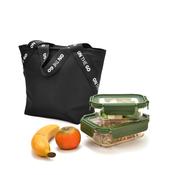 Tote Lunchbag On The Go -  Black-3.7L
