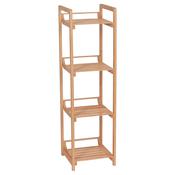 Bamboo Slim Shelves- 4 Shelf