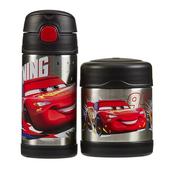 Thermos Disney &amp; Pixar Cars Funtainer Bottle 335ml/ Food Flask 290ml image