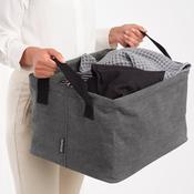 Foldable Laundry Basket 35L -  Pepper Black
