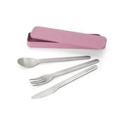 Make &amp; Take Cutlery Set 3 Pieces -Lilac Pink