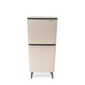 SortUp Recycle Bin Hi 20+25 litre - Soft Beige