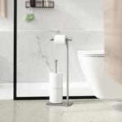 Cappa Toilet Paper Holder &amp; Reserve-Nickle
