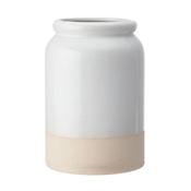 Idilica Stoneware Utensil Holder- Cream