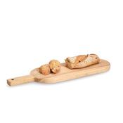 Cutting Board, Oval With Handle, Rubberwood