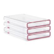 Set 3 Small Fridge Organizer Drawer - Fresh Box
