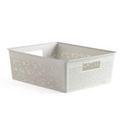 Storage Basket M 12L Bohol Sky White