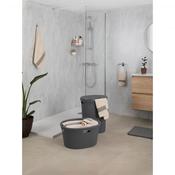 Laundry Hamper 40L Baobab Anthracite Grey image