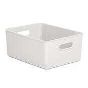 Storage Basket L 15L Baobab Sky White