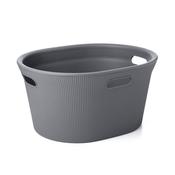 Laundry Basket Baobab Anthracite Grey image