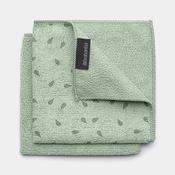 Microfibre Dish Cloths -Set of 2 - Mint &amp; Grey